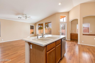 Highly desirable split floor plan situated on a premier corner on Augusta Ranch Golf Club in Arizona - for sale on GolfHomes.com, golf home, golf lot