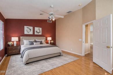 Highly desirable split floor plan situated on a premier corner on Augusta Ranch Golf Club in Arizona - for sale on GolfHomes.com, golf home, golf lot