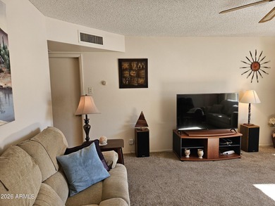 Get Your Winter Visit Started with this Furnished Two Bedroom on Sunland Village East Golf Course in Arizona - for sale on GolfHomes.com, golf home, golf lot