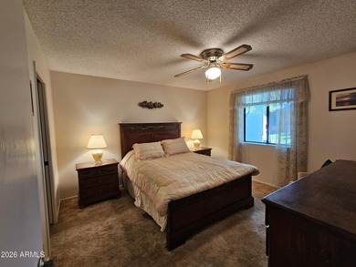 Get Your Winter Visit Started with this Furnished Two Bedroom on Sunland Village East Golf Course in Arizona - for sale on GolfHomes.com, golf home, golf lot