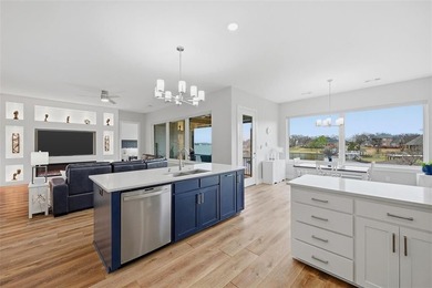 Discover elevated lakefront living in this exceptional custom on Lake Kiowa Golf Course in Texas - for sale on GolfHomes.com, golf home, golf lot