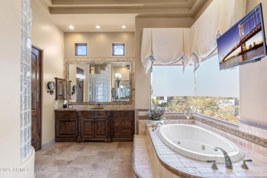 Exquisite, single level home with absolutely no stairs is a rare on FireRock Country Club in Arizona - for sale on GolfHomes.com, golf home, golf lot