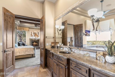 Exquisite, single level home with absolutely no stairs is a rare on FireRock Country Club in Arizona - for sale on GolfHomes.com, golf home, golf lot