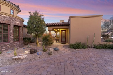 Exquisite, single level home with absolutely no stairs is a rare on FireRock Country Club in Arizona - for sale on GolfHomes.com, golf home, golf lot