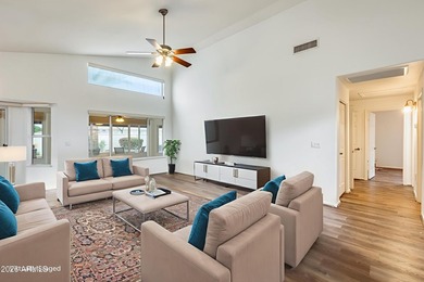 Square footage includes enclosed House (1287) sun room (327)and on Sun Village Golf Course in Arizona - for sale on GolfHomes.com, golf home, golf lot