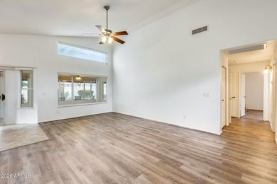 Square footage includes enclosed House (1287) sun room (327)and on Sun Village Golf Course in Arizona - for sale on GolfHomes.com, golf home, golf lot