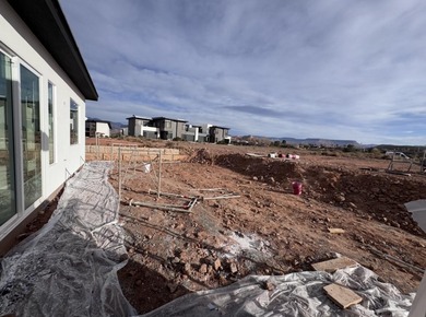 Sweeping open layout with vaulted great room and cozy fireplace on Sky Mountain Golf Course in Utah - for sale on GolfHomes.com, golf home, golf lot