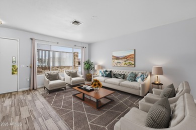 Experience the charm of this beautiful 2 bed, 2 bath home in Sun on Pebblebrook Golf Course in Arizona - for sale on GolfHomes.com, golf home, golf lot