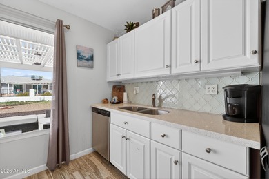 Experience the charm of this beautiful 2 bed, 2 bath home in Sun on Pebblebrook Golf Course in Arizona - for sale on GolfHomes.com, golf home, golf lot