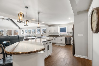 Are you looking for the perfect waterfront home nestled in a on Harrison Lake Country Club in Indiana - for sale on GolfHomes.com, golf home, golf lot