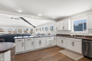 Are you looking for the perfect waterfront home nestled in a on Harrison Lake Country Club in Indiana - for sale on GolfHomes.com, golf home, golf lot