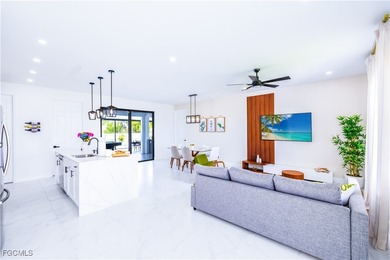 Welcome to this modern 2023 built home located in the desirable on Burnt Store Golf Club in Florida - for sale on GolfHomes.com, golf home, golf lot