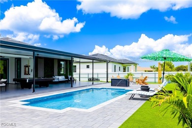 Welcome to this modern 2023 built home located in the desirable on Burnt Store Golf Club in Florida - for sale on GolfHomes.com, golf home, golf lot