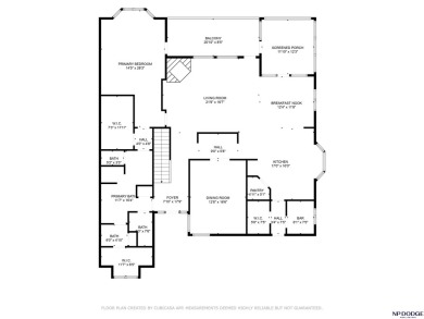 Custom built in 2002, this well designed Wilderness Ridge on Wilderness Ridge Golf Club in Nebraska - for sale on GolfHomes.com, golf home, golf lot