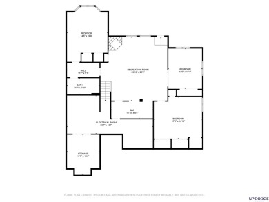 Custom built in 2002, this well designed Wilderness Ridge on Wilderness Ridge Golf Club in Nebraska - for sale on GolfHomes.com, golf home, golf lot