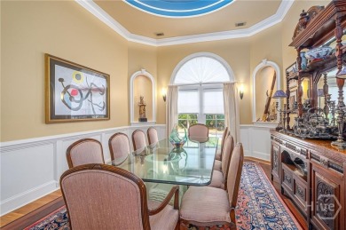 Elegant, Mediterranean style,  single-level home with soaring on The Landings Club - Marshwood in Georgia - for sale on GolfHomes.com, golf home, golf lot