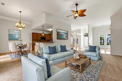 Located just two short blocks from the beach, this beautiful on Surf Golf and Beach Club in South Carolina - for sale on GolfHomes.com, golf home, golf lot