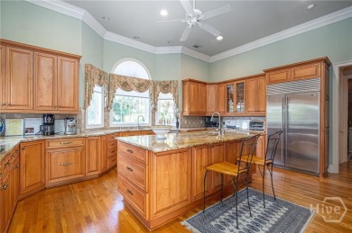 Elegant, Mediterranean style,  single-level home with soaring on The Landings Club - Marshwood in Georgia - for sale on GolfHomes.com, golf home, golf lot