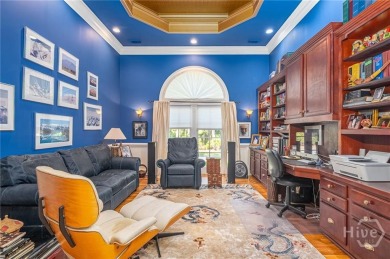 Elegant, Mediterranean style,  single-level home with soaring on The Landings Club - Marshwood in Georgia - for sale on GolfHomes.com, golf home, golf lot