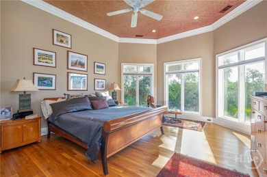 Elegant, Mediterranean style,  single-level home with soaring on The Landings Club - Marshwood in Georgia - for sale on GolfHomes.com, golf home, golf lot