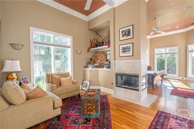 Elegant, Mediterranean style,  single-level home with soaring on The Landings Club - Marshwood in Georgia - for sale on GolfHomes.com, golf home, golf lot
