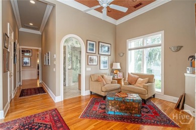 Elegant, Mediterranean style,  single-level home with soaring on The Landings Club - Marshwood in Georgia - for sale on GolfHomes.com, golf home, golf lot