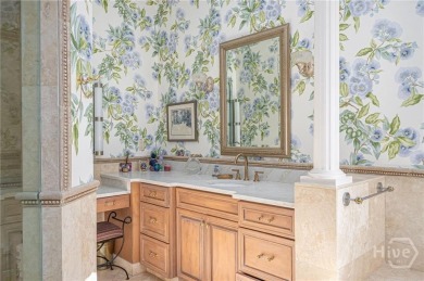 Elegant, Mediterranean style,  single-level home with soaring on The Landings Club - Marshwood in Georgia - for sale on GolfHomes.com, golf home, golf lot