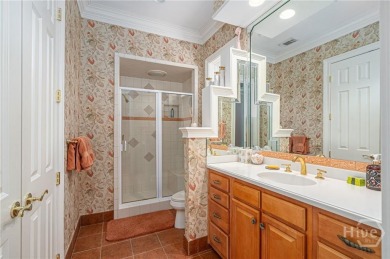 Elegant, Mediterranean style,  single-level home with soaring on The Landings Club - Marshwood in Georgia - for sale on GolfHomes.com, golf home, golf lot
