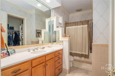 Elegant, Mediterranean style,  single-level home with soaring on The Landings Club - Marshwood in Georgia - for sale on GolfHomes.com, golf home, golf lot