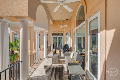 Elegant, Mediterranean style,  single-level home with soaring on The Landings Club - Marshwood in Georgia - for sale on GolfHomes.com, golf home, golf lot