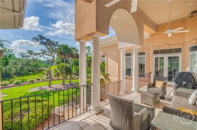 Elegant, Mediterranean style,  single-level home with soaring on The Landings Club - Marshwood in Georgia - for sale on GolfHomes.com, golf home, golf lot