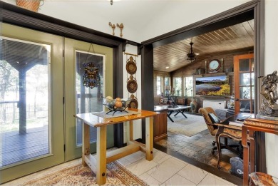 Stunning Log Cabin with breathtaking panoramic views of Lake on Nocona Hills Golf Course in Texas - for sale on GolfHomes.com, golf home, golf lot