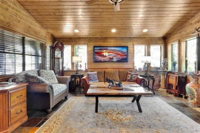 Stunning Log Cabin with breathtaking panoramic views of Lake on Nocona Hills Golf Course in Texas - for sale on GolfHomes.com, golf home, golf lot