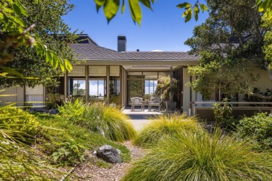 Located near the Lodge, this home offers breathtaking views of on Poppy Hills Golf Course in California - for sale on GolfHomes.com, golf home, golf lot