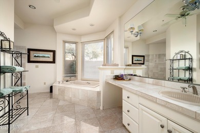 Impeccably maintained and perfectly positioned on the 6th on Desert Highlands Golf Club in Arizona - for sale on GolfHomes.com, golf home, golf lot