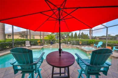 GORGEOUS POOL W/SPA PLUS GOLF COURSE & WATER VIEWS!  Reward on Sandpiper Golf Club in Florida - for sale on GolfHomes.com, golf home, golf lot