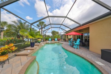 GORGEOUS POOL W/SPA PLUS GOLF COURSE & WATER VIEWS!  Reward on Sandpiper Golf Club in Florida - for sale on GolfHomes.com, golf home, golf lot