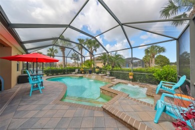 GORGEOUS POOL W/SPA PLUS GOLF COURSE & WATER VIEWS!  Reward on Sandpiper Golf Club in Florida - for sale on GolfHomes.com, golf home, golf lot