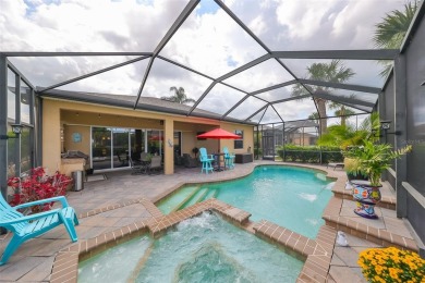 GORGEOUS POOL W/SPA PLUS GOLF COURSE & WATER VIEWS!  Reward on Sandpiper Golf Club in Florida - for sale on GolfHomes.com, golf home, golf lot