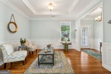 Nestled in a private cul-de-sac on one of the largest lots in on The Fairways at Laurel Canyon in Georgia - for sale on GolfHomes.com, golf home, golf lot
