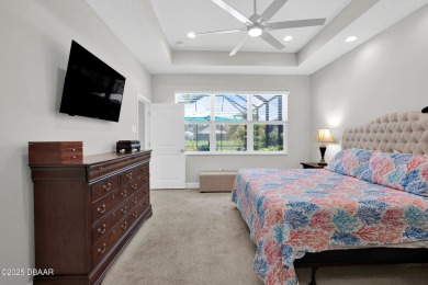 Tropical-inspired Coconut model single-family pool & spa home on LPGA International Golf Course in Florida - for sale on GolfHomes.com, golf home, golf lot