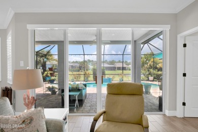 Tropical-inspired Coconut model single-family pool & spa home on LPGA International Golf Course in Florida - for sale on GolfHomes.com, golf home, golf lot