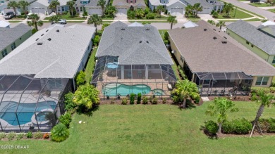 Tropical-inspired Coconut model single-family pool & spa home on LPGA International Golf Course in Florida - for sale on GolfHomes.com, golf home, golf lot
