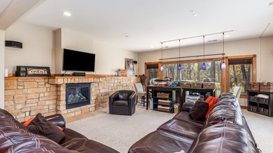 Gorgeous 3 bedroom, 3.5 bath contemporary ranch with rustic on Eagle Ridge Inn and Resort in Illinois - for sale on GolfHomes.com, golf home, golf lot