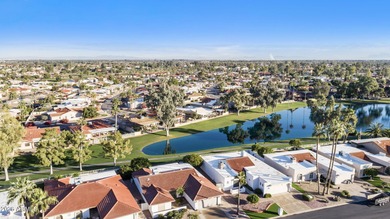 Expanded, immaculately maintained 2BR, 2BA Shawnee model on a on Cottonwood Country Club in Arizona - for sale on GolfHomes.com, golf home, golf lot