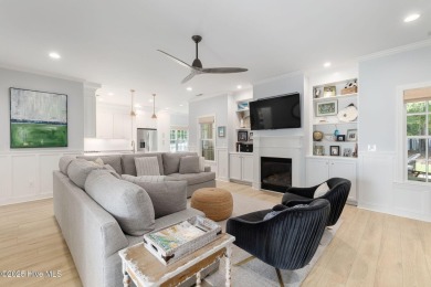 This classic one story, remodeled in 2022, is where modern and on Morehead City Country Club in North Carolina - for sale on GolfHomes.com, golf home, golf lot