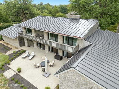 One-of-a-kind home that overlooks the 4th hole of the on Hurstbourne Country Club in Kentucky - for sale on GolfHomes.com, golf home, golf lot
