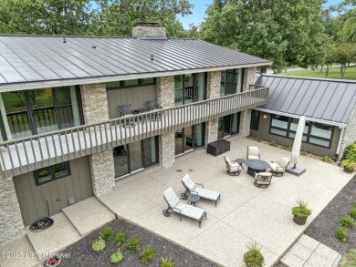 One-of-a-kind home that overlooks the 4th hole of the on Hurstbourne Country Club in Kentucky - for sale on GolfHomes.com, golf home, golf lot