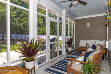 This classic one story, remodeled in 2022, is where modern and on Morehead City Country Club in North Carolina - for sale on GolfHomes.com, golf home, golf lot