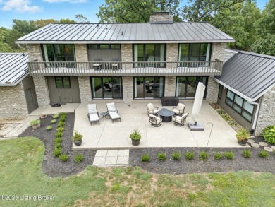 One-of-a-kind home that overlooks the 4th hole of the on Hurstbourne Country Club in Kentucky - for sale on GolfHomes.com, golf home, golf lot